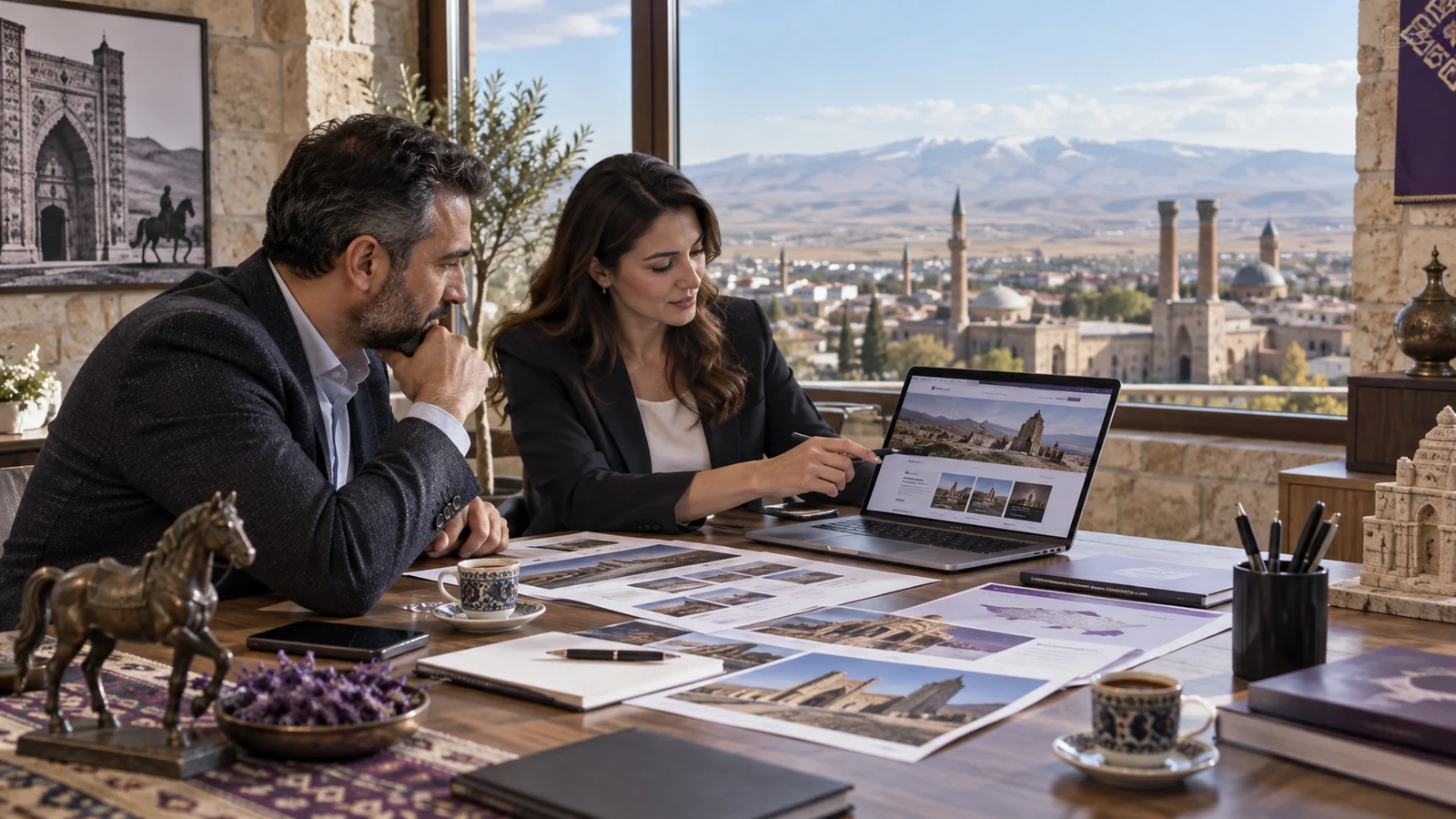 Sivas web tasarım firmalarının B2B ve proje desteklerini inceleyen işletme sahibi